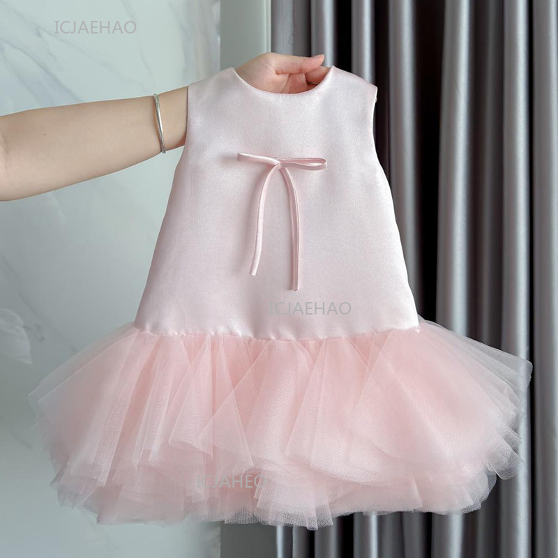 Women'S Formal Wear For Girls - 파티 드레스 핑크 아기 소녀 조끼