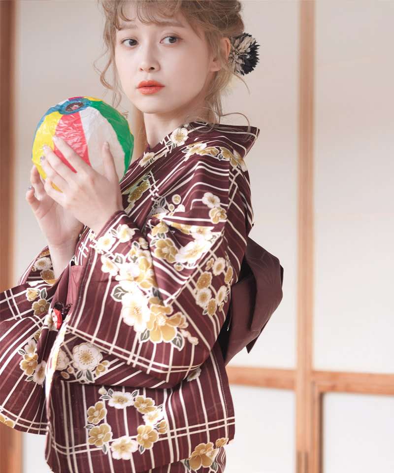 Japanese Women Formal Wear - 여성용 일본 전통 기모노/유카타 정장 레트로