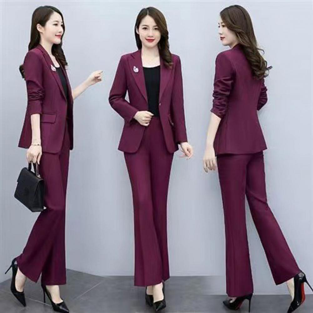 Women'S Formal Wear Jackets - 2피스/세트 여성 정장 코트 팬츠 세트