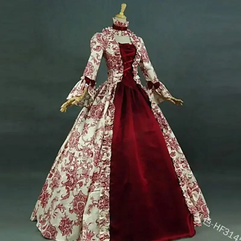 Victorian Women'S Formal Wear - 플러스 사이즈 여성 고딕 플로럴 레이스