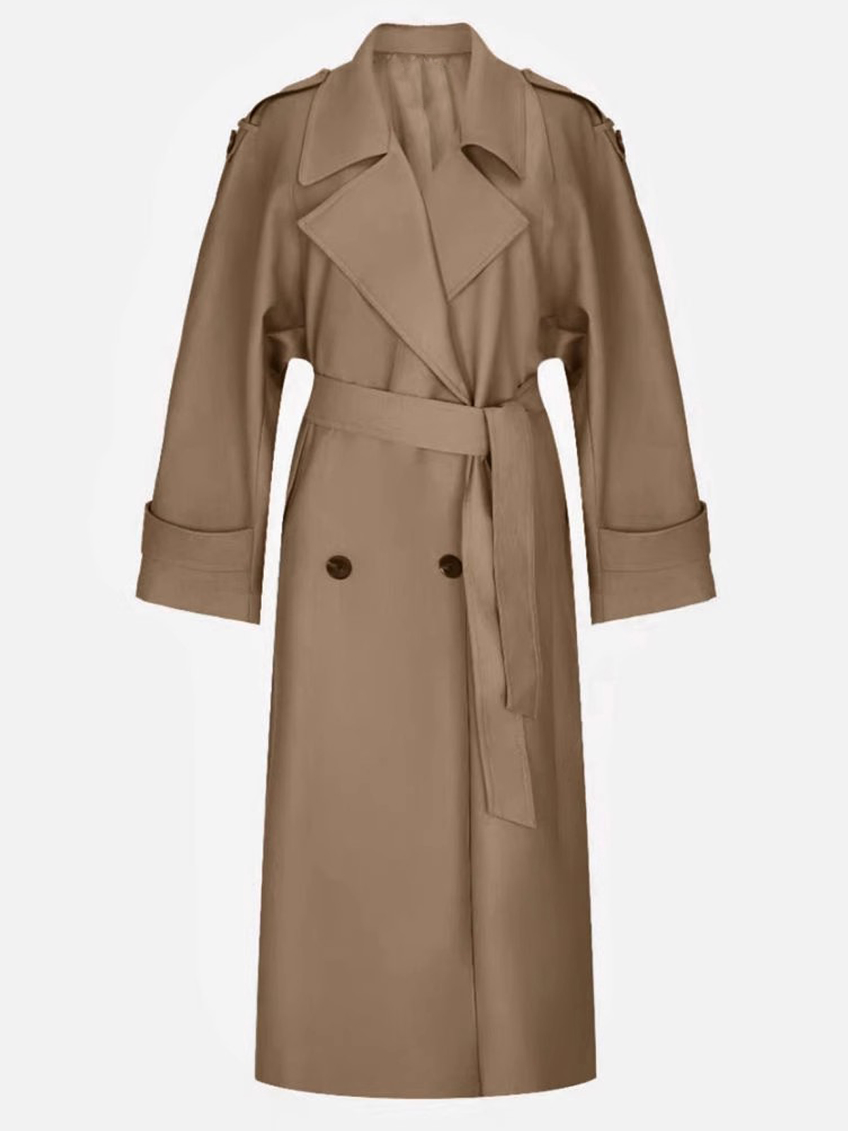 Lautaro 봄 가을 오버 사이즈 카키 엑스트라 롱  - Trench Coat Formal 리뷰 및 가격