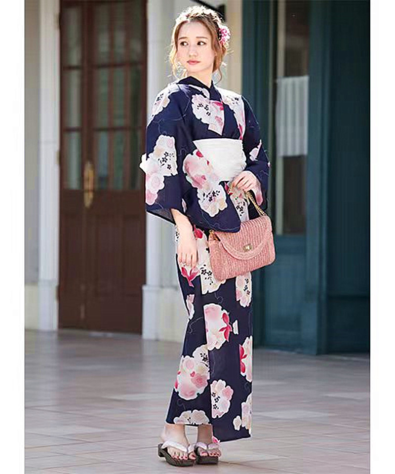 일본 기모노 유카타 여성용 보라색 전통 의상 순면 일본 - Japanese Women Formal Wear 리뷰 및 가격