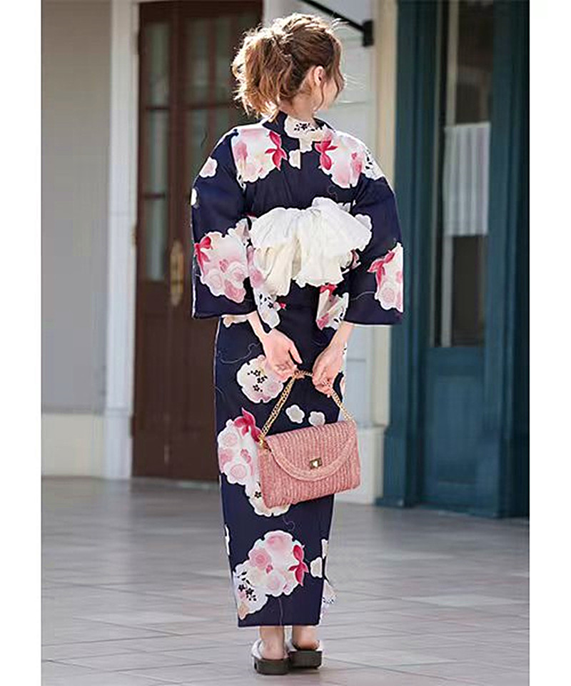 일본 기모노 유카타 여성용 보라색 전통 의상 순면 일본 - Japanese Women Formal Wear 리뷰 및 가격