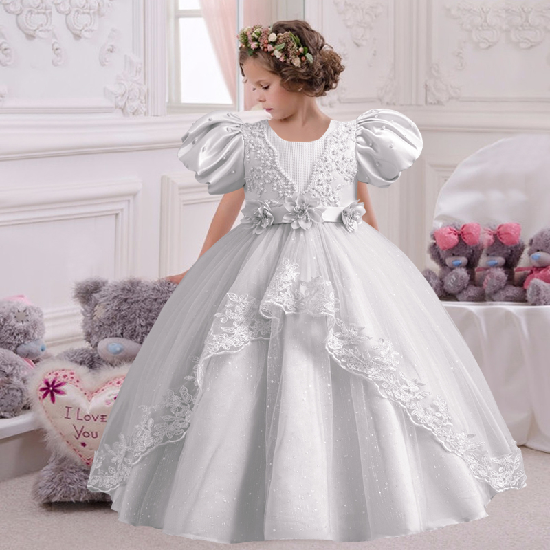 여아용 진주 버블 슬리브 공주 원피스, 4-12 세 유 - Women'S Formal Wear For Girls 리뷰 및 가격