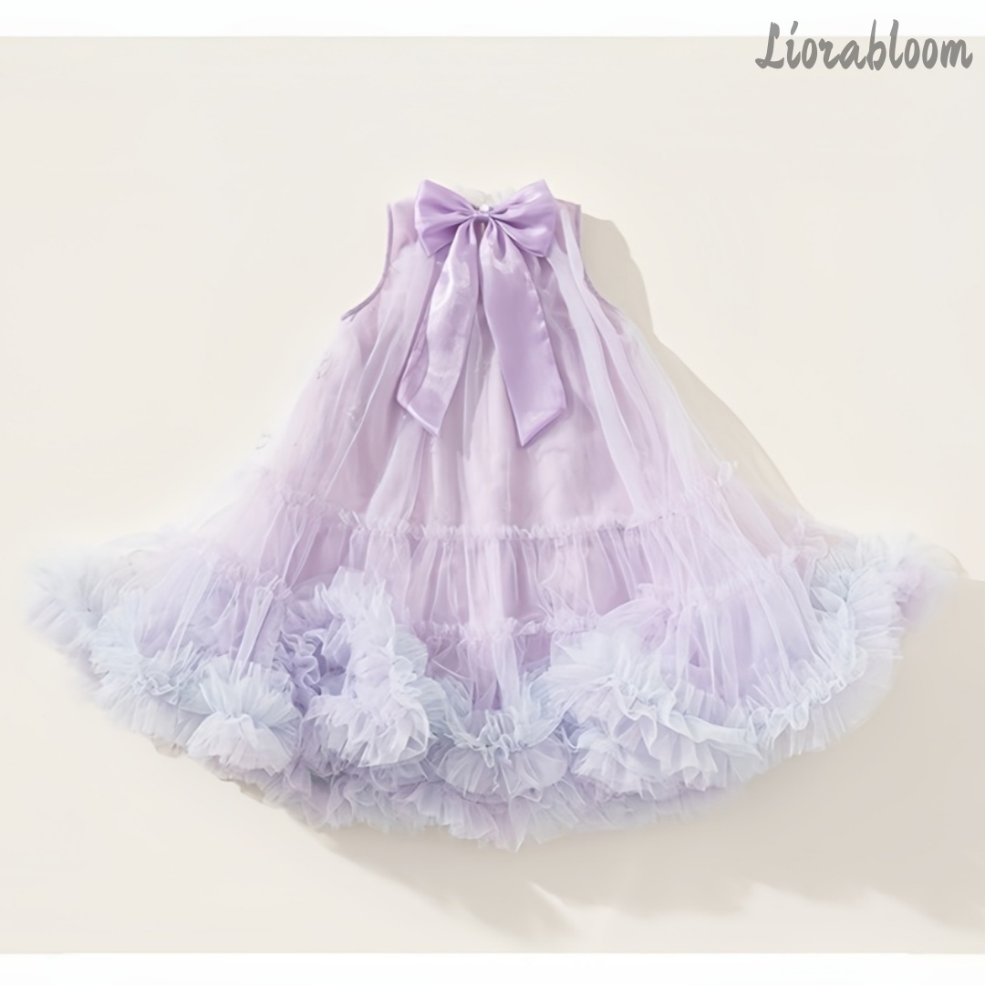 보라색 일상 공주 드레스 정장 가운 레이스 밑단 리본  - Women'S Formal Wear For Girls 리뷰 및 가격