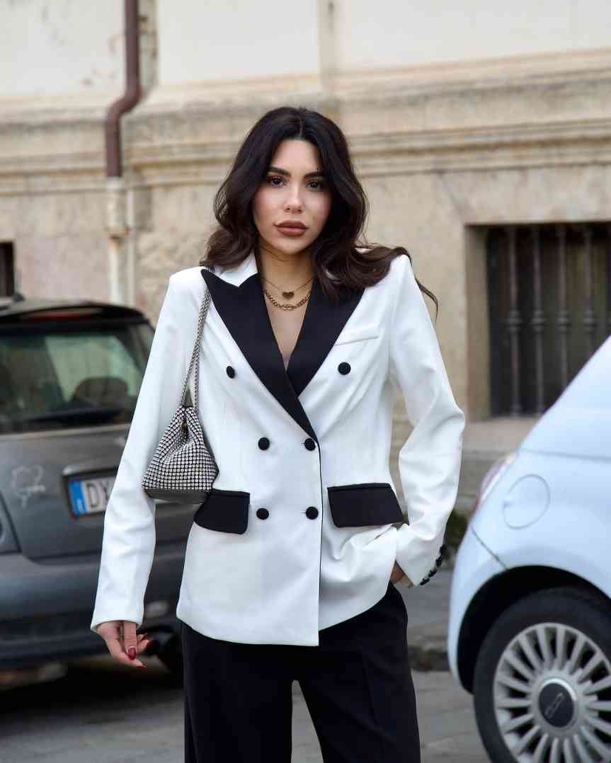 현대 여성 정장 2피스 블레이저 바지 더블 브레스티드  - Women'S Formal Wear Jackets 리뷰 및 가격