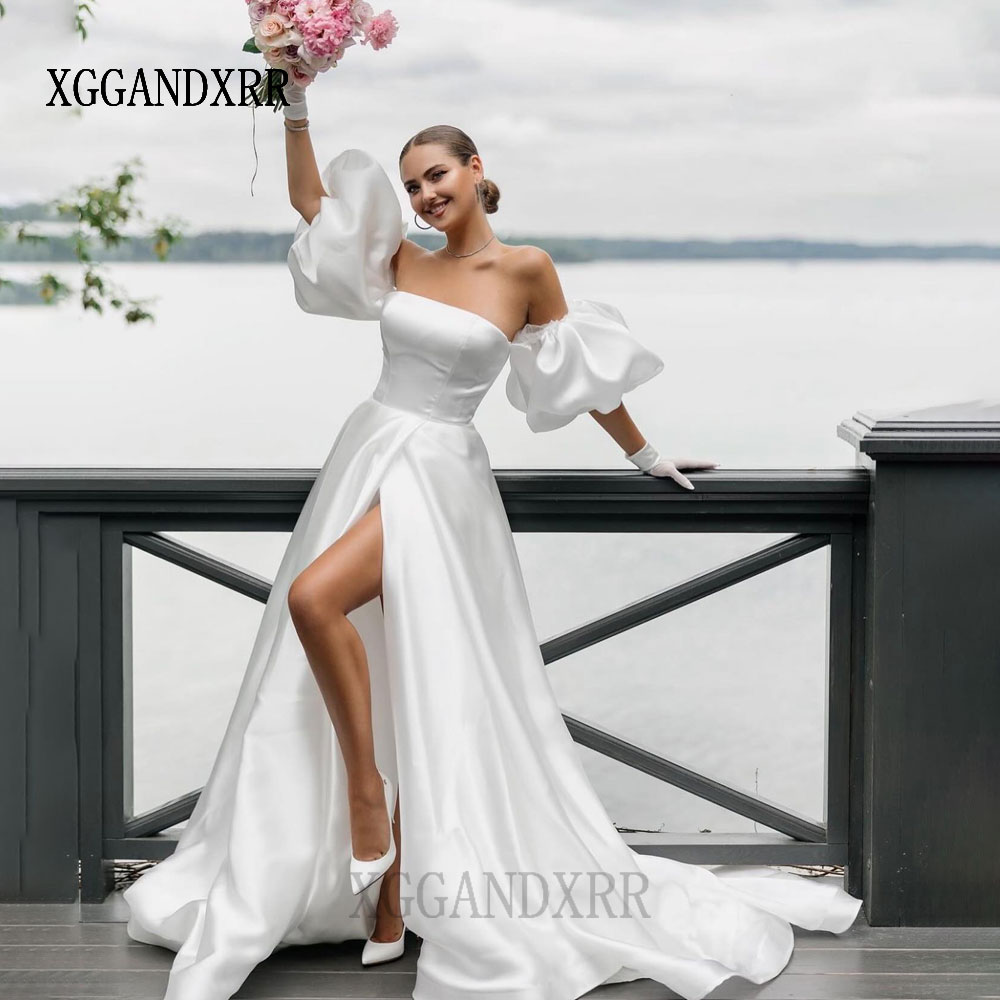 맞춤형 A라인 웨딩드레스 2026 신부 드레스 스트랩리 - Formal Gala Wear Women 리뷰 및 가격