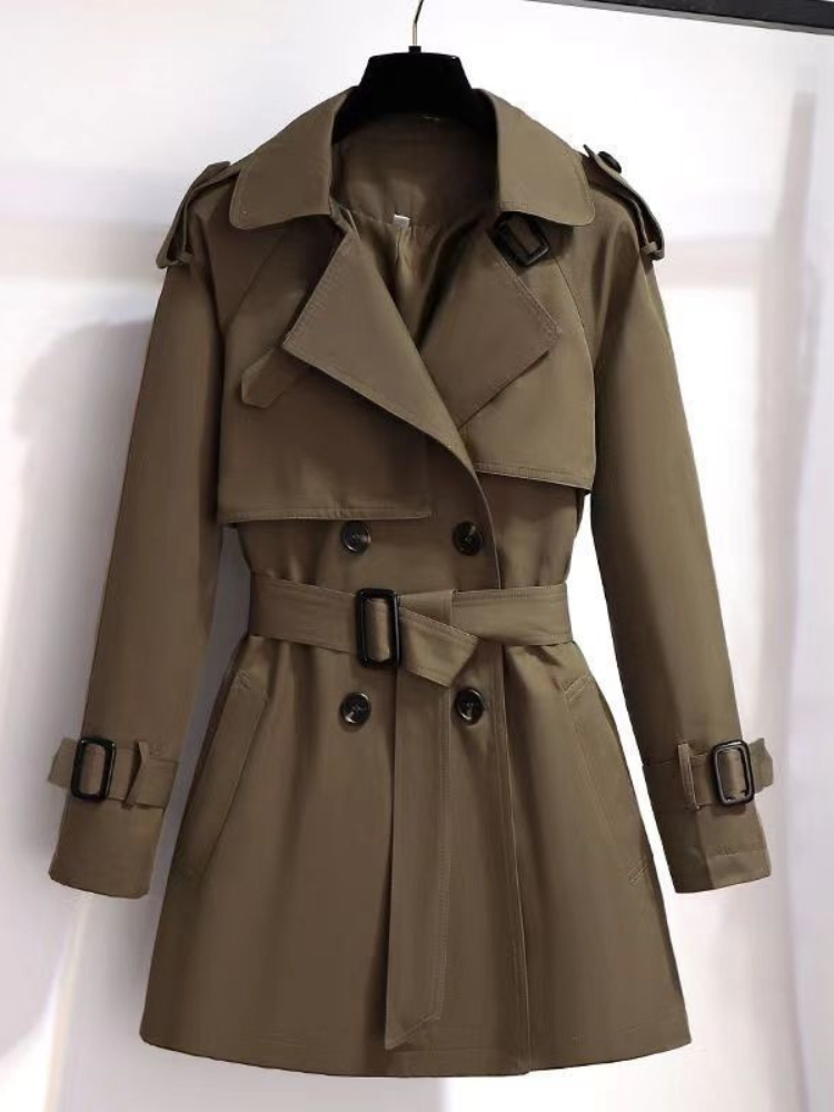 여성 더블 브레스트 미드 롱 트렌치 코트, 오버코트 윈 - Trench Coat Formal 리뷰 및 가격