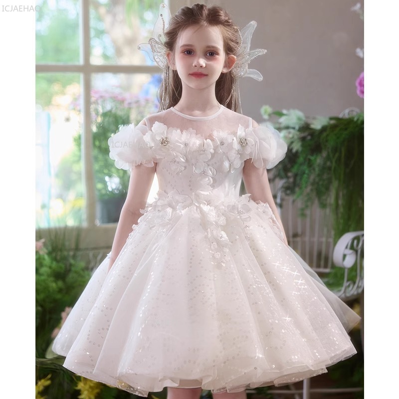 여자아이 공주 파티 드레스 플라워 걸 웨딩 가운 생일  - Women'S Formal Wear For Girls 리뷰 및 가격