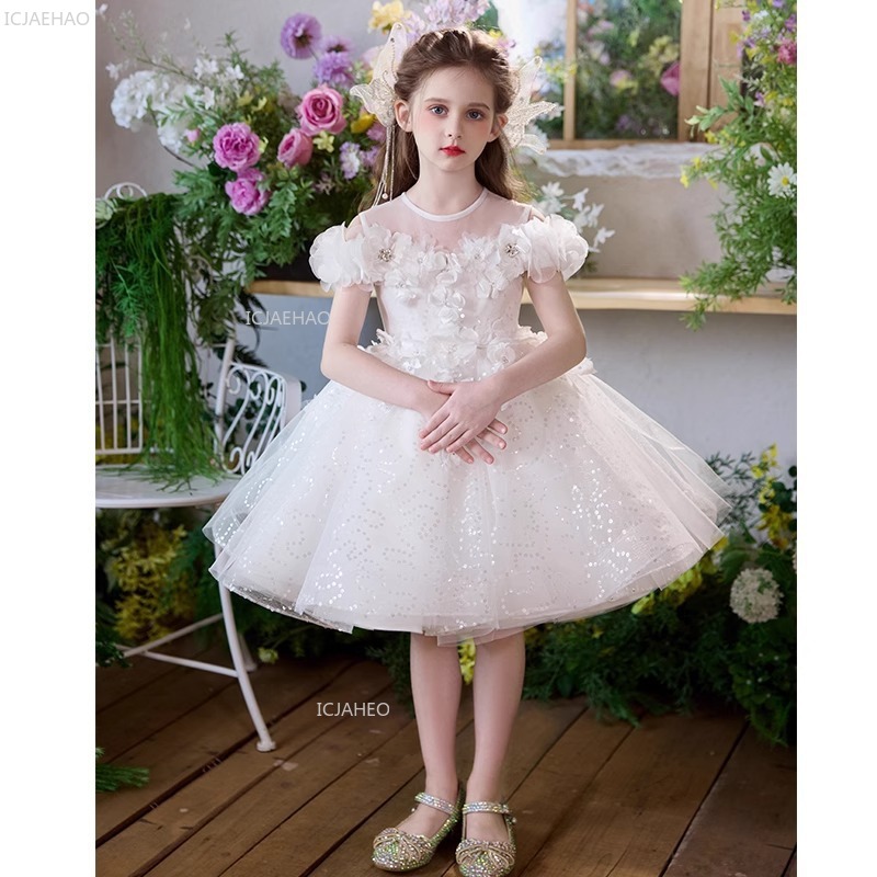 여자아이 공주 파티 드레스 플라워 걸 웨딩 가운 생일  - Women'S Formal Wear For Girls 리뷰 및 가격