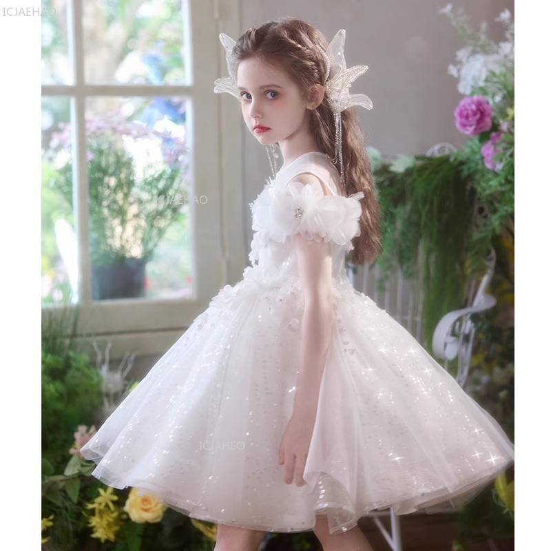 여자아이 공주 파티 드레스 플라워 걸 웨딩 가운 생일  - Women'S Formal Wear For Girls 리뷰 및 가격