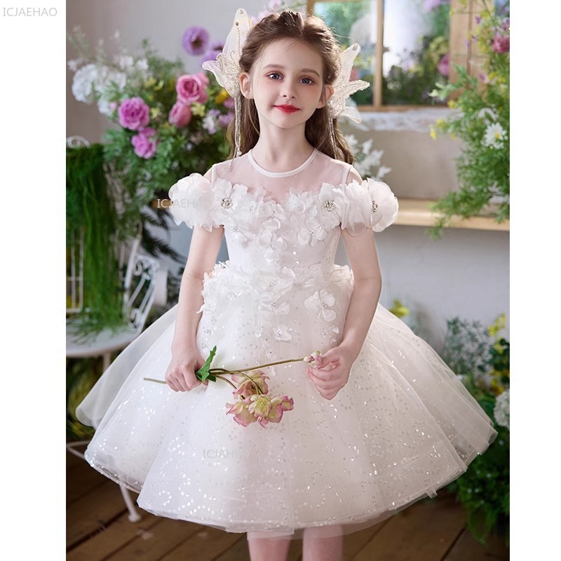 여자아이 공주 파티 드레스 플라워 걸 웨딩 가운 생일  - Women'S Formal Wear For Girls 리뷰 및 가격