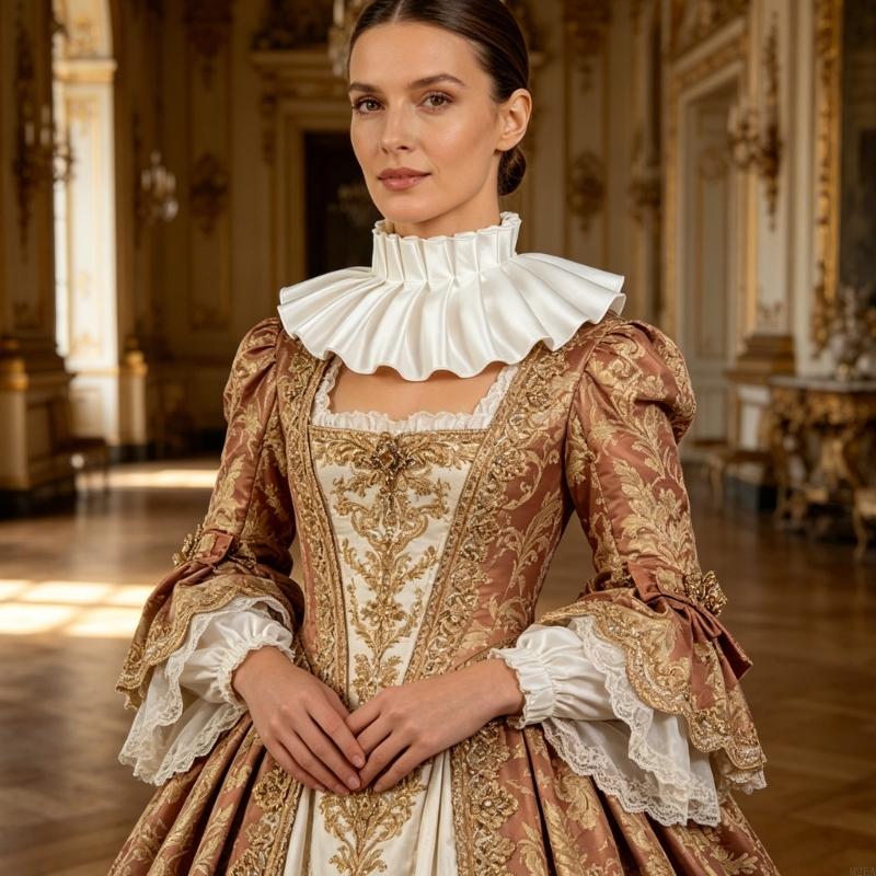 2025 여성을위한 새로운 장식 칼라 분리형 프릴 칼라 - Victorian Women'S Formal Wear 리뷰 및 가격