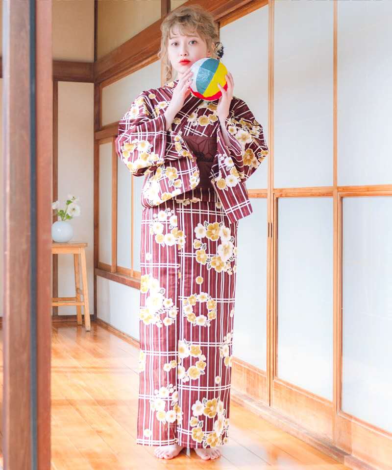 여성용 일본 전통 기모노/유카타 정장 레트로 촬영 의상 - Japanese Women Formal Wear 리뷰 및 가격
