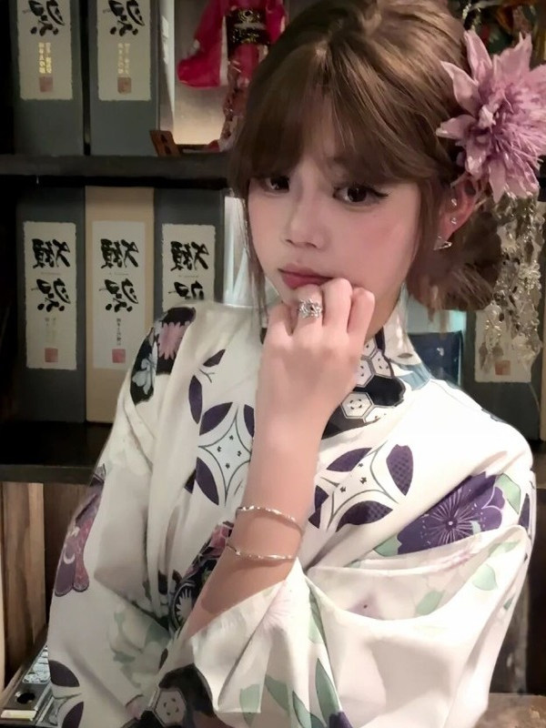 여성용 전통 보라색 기모노 목욕 가운, 사진 스튜디오, - Japanese Women Formal Wear 리뷰 및 가격