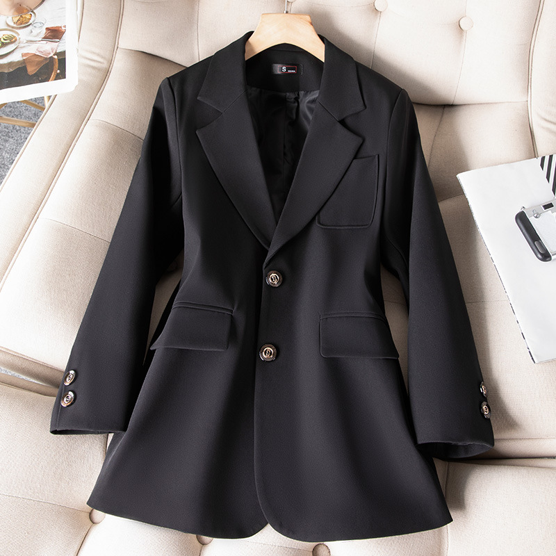 여성용 정장 블레이저 코트, 긴 소매 싱글 브레스트 재 - Women'S Formal Wear Jackets 리뷰 및 가격